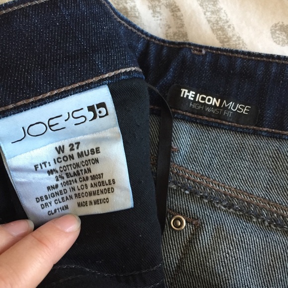 Joe’s Jeans Icon Muse Dark Wash High Waist Denim - Picture 7 of 8